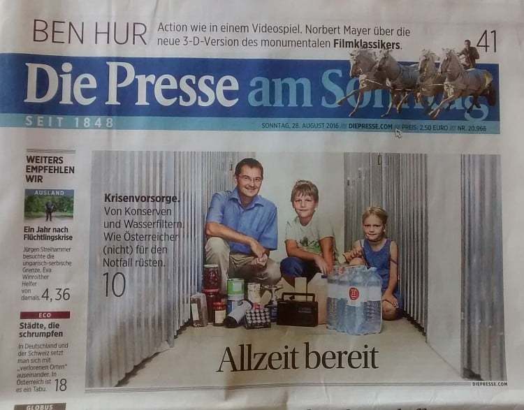 160828-Die Presse-Titelseite