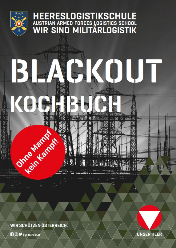 Bundesheer-Blackout-Kochbuch