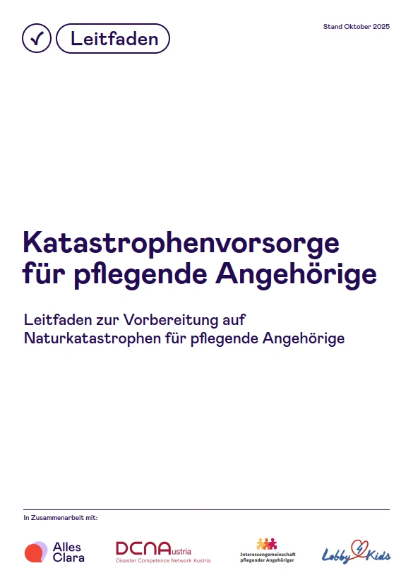 Katastrophenvorsorge für pflegende Angehörige
