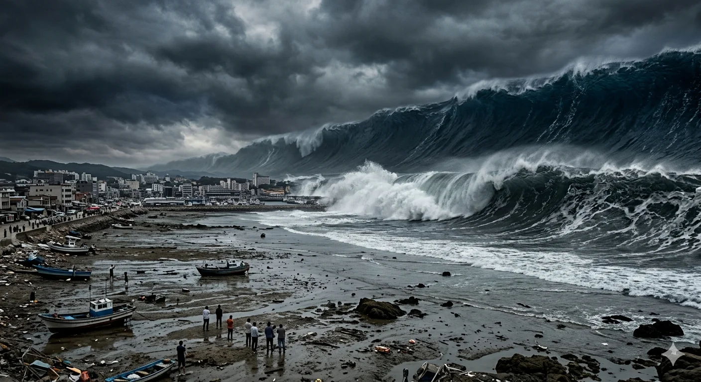 GlobalSystemRupture Tsunami Wellen
